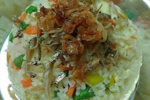 银鱼南瓜饭