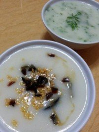 波菜米糊&皮蛋玉米糊